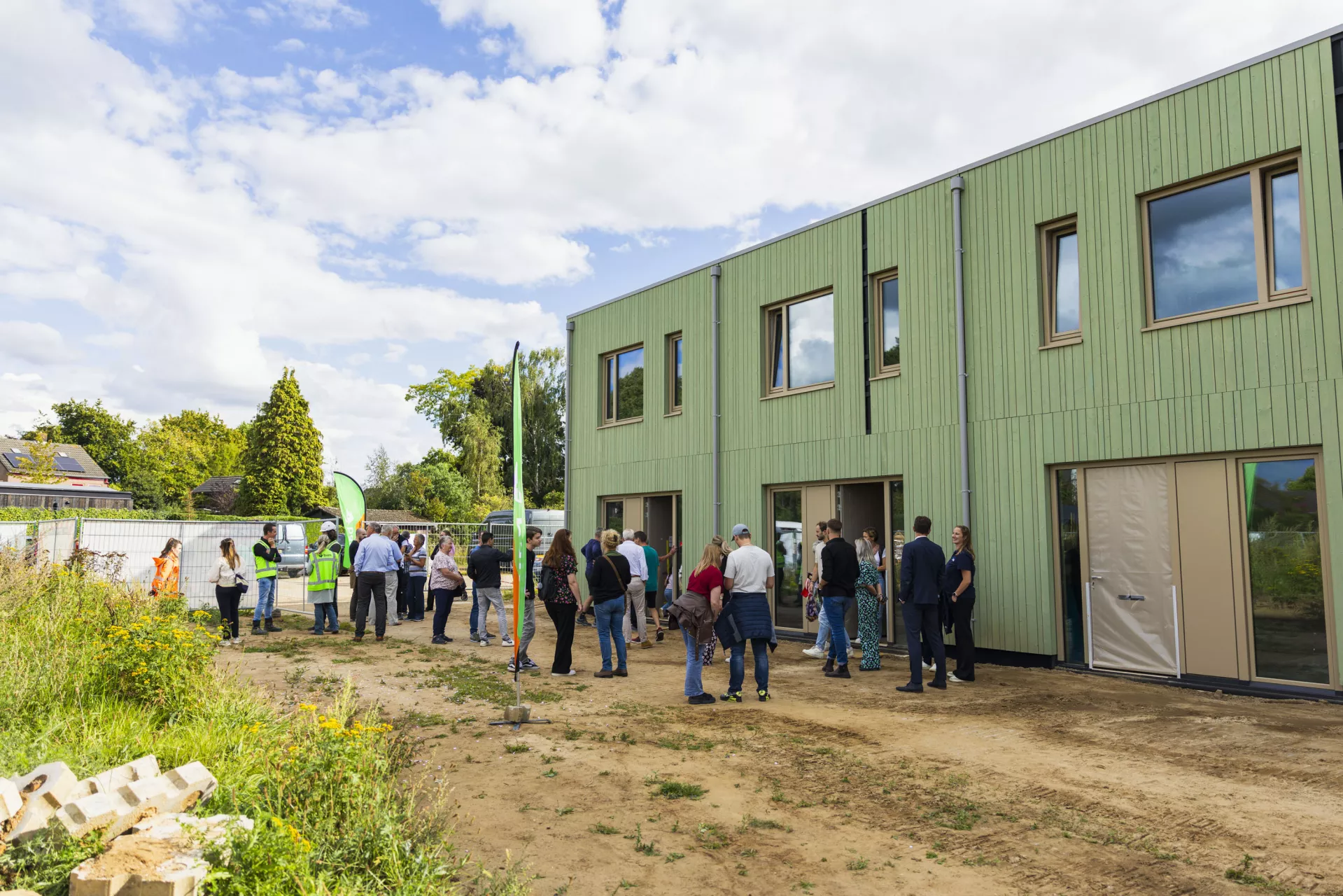 Toekomstige buurtbewoners ontmoeten elkaar
