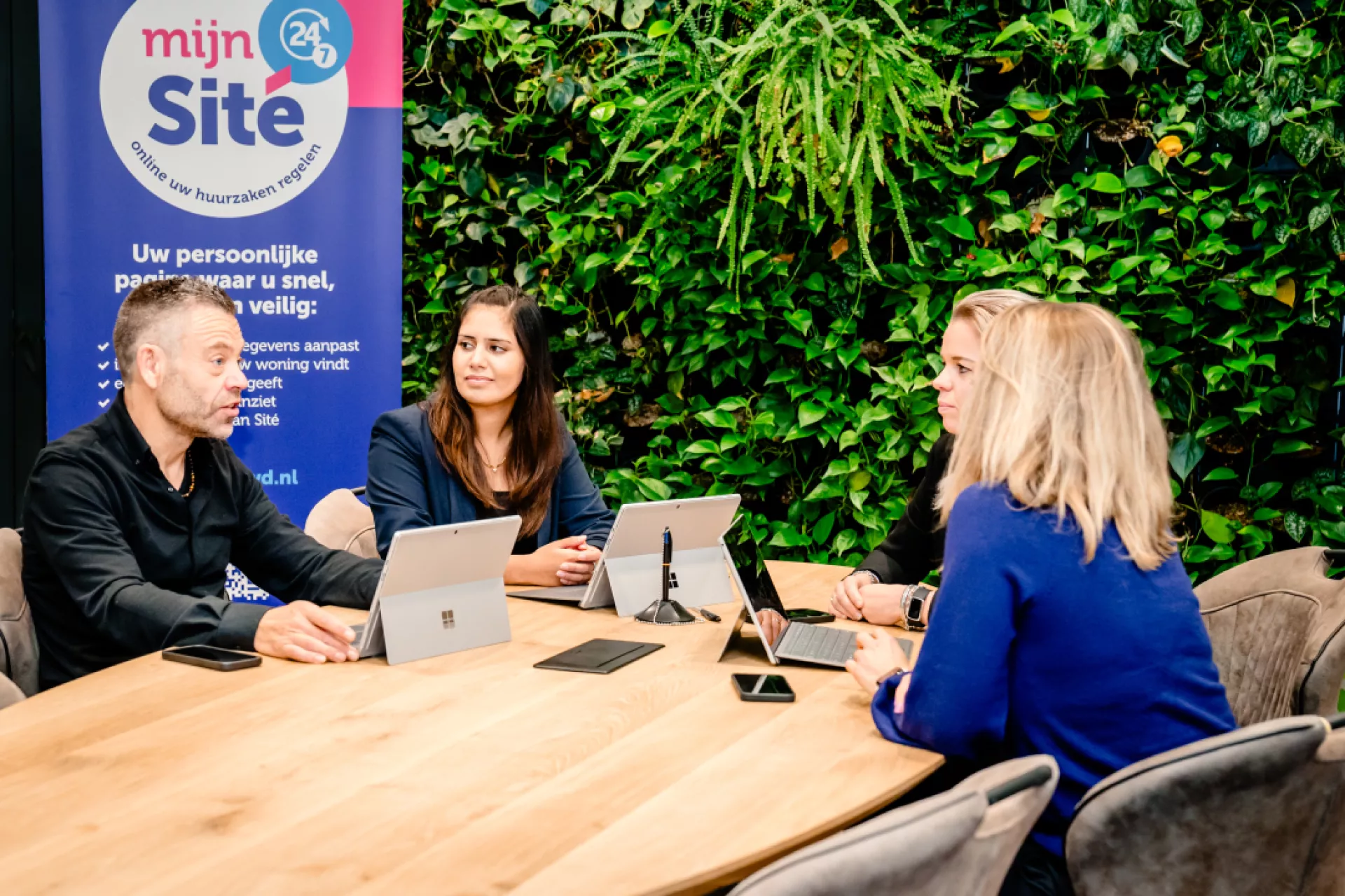 Overleg bij Sité Woondiensten