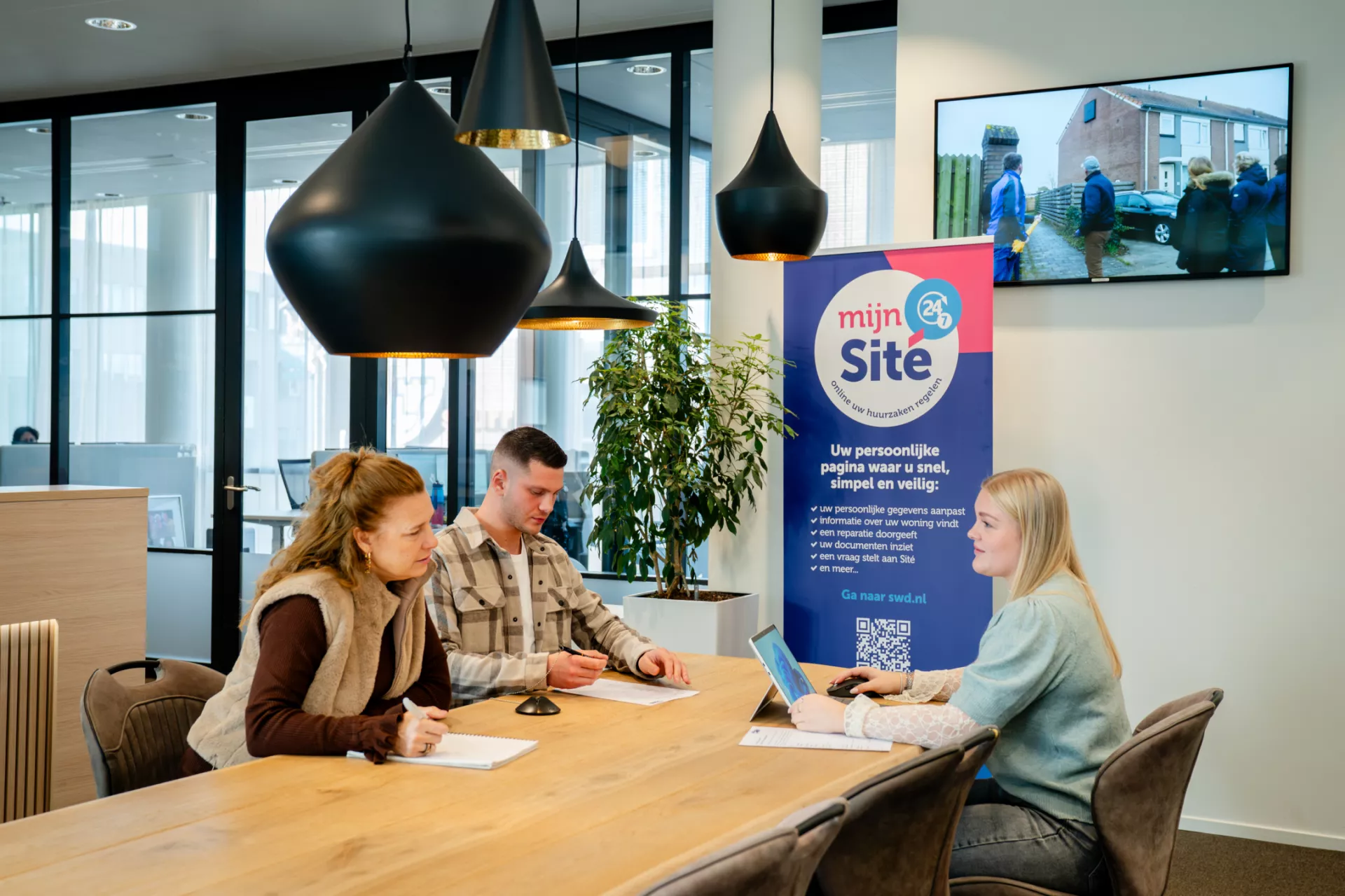 Werkoverleg bij Sité Woondiensten